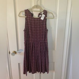 Joie silk pleated mini dress